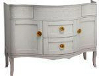 Тумба напольная 102хh80x55см (цв. Perla lucido madreperla), (фурнит. бронза, без раковины LAVAB110, ручка Pomo 07),  ZZ Gaia Aton BAatonLC PERLA LU