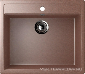 Мойка кухонная Ulgran U-104-307 терракотовый| 49x56x17