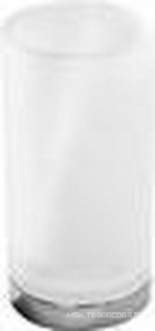 Стакан настольный стекл. (стекло мат., основание цв.хром)  ZZ Colombo Nordic B5241