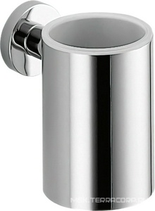 Стакан настенный металл. (цв.хром)  ZZ Colombo Plus W4902