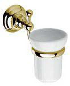 Стакан настенный (цв. Antique gold/керамик),  ZZ Nicolazzi Classica 1488 AG