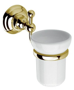 Стакан настенный (цв. Antique gold/керамик),  ZZ Nicolazzi Classica 1488 AG