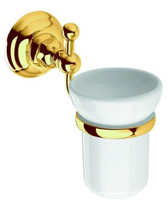 Стакан настенный, (цв.гальван.золото),  ZZ Nicolazzi Classica 1488 GB