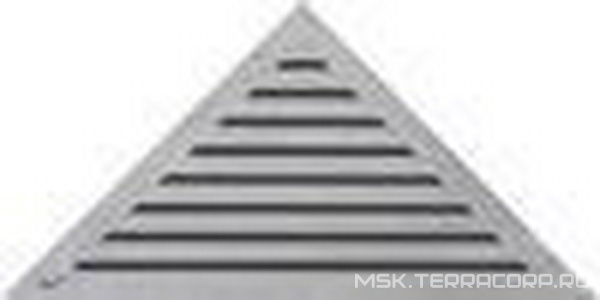 Решетка угловая "" для водоотводящего желоба ARZ1 ZZ AlcaPlast Life Life