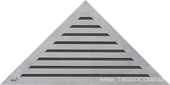 Решетка угловая "" для водоотводящего желоба ARZ1 ZZ AlcaPlast Life Life