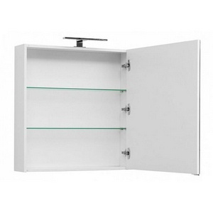 Зеркало  70 см, цвет белый, без светильника XX Aquanet Палермо 203942