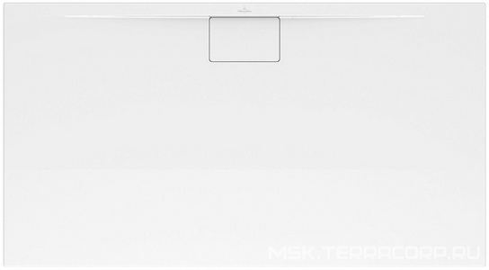 Поддон для душа 1600х800хh48мм, (крышка стока 90мм, цв.белый 01, в компл.), БЕЗ слива арт.U90881299, (акрил цв.белый 01),  ZZ Villeroy & Boch Architectura Metalrim UDA1680ARA248V-01
