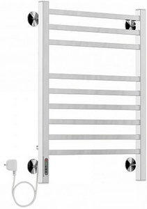 Полотенцесушитель электрический  П9, 500х700 мм, sensor quick touch, скрытая проводка+ кабель-вилка, цв.хром, ZZ Terminus Ватикан 4670078526229