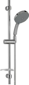 Душевой гарнитур CITRUS (штанга 60см, шланг 160см, мыльница., руч. душ 5-ти реж. d140мм) хром ZZ Jacob Delafon Citrus E12980-CP