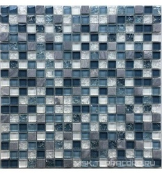 Мозаика из стекла на сетке SK10-057 ZZ |30x30