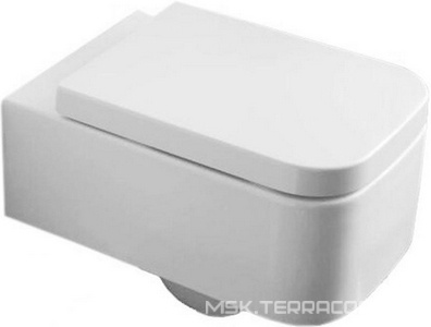 Унитаз подвесной 55x35см, без сиденья,  ZZ Scarabeo Next 8301