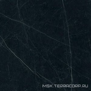 Керамогранит для пола и стены Ariostea Ultra Marmi Nero Marquinia Lucidato (Shiny)  6 mm ZZ150x150 UM6L150547