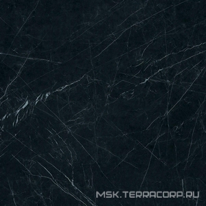 Керамогранит для пола и стены Ariostea Ultra Marmi Nero Marquinia Lucidato (Shiny)  6 mm ZZ150x150 UM6L150547