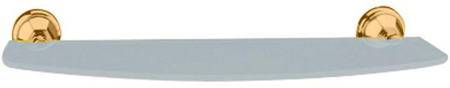 Полочка стеклянная 17,5х52,5см, (цв.золото),  ZZ Andrea Catarina CAK470 ORO