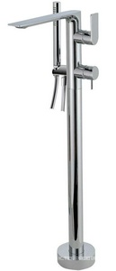 Смеситель для ванны, напольный, лейка и шланг, встраиваемая в пол часть в компл., (цв. хром),  ZZ 3M Ran 2203 CC