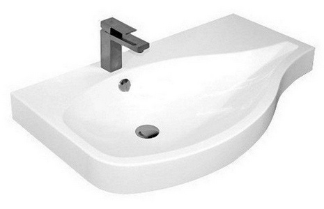 Раковина-столешница для мебели  95 см, (БЕЗ мебели не продается) левая ZZ Aquanet Сопрано 169395