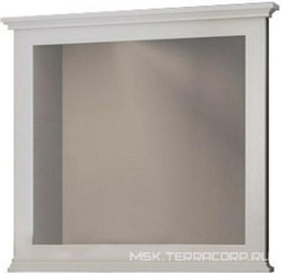 Зеркало Палермо 90, 900х880х45 мм, цвет белый,  крепеж в комплекте ZZ