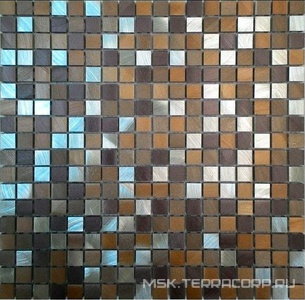Мозаика Спектр-М Микс Мозаика из металла на сетке A10-017 ZZ |30x30