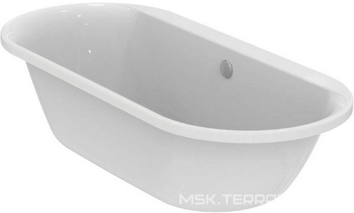 Ванна 1800х800хh450мм, встраиваемая, овальная, без ножек арт.K727467 или T603467 и слива-перелива, (акрил),  ZZ Ideal Standard Connect Air E106801