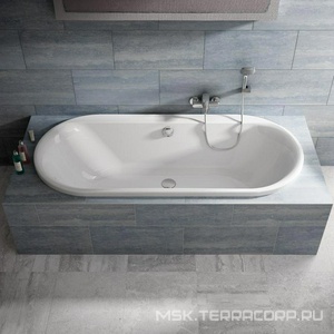 Ванна 1800х800хh450мм, встраиваемая, овальная, без ножек арт.K727467 или T603467 и слива-перелива, (акрил),  ZZ Ideal Standard Connect Air E106801