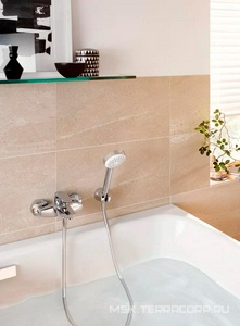 Смеситель для ванны/душа, короткий излив, с установочным комплектом БЕЗ аксессуаров, хром Kludi Pure&Solid 346810575