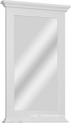 Зеркало Палермо 50, 500х880х45 мм, цвет белый матовый,  крепеж в комплекте ZZ