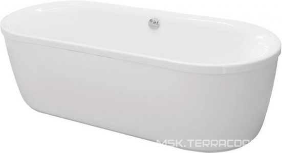 Ванна 180х80хh40(55,5)см,отдельност,(возможна встройка),(БЕЗ панели METAURO-Central-180-SCR и каркаса METAURO-Central-MF,без станд.слива-пер.ZZ Cezares Metauro METAURO-Central-180-80-40-W37