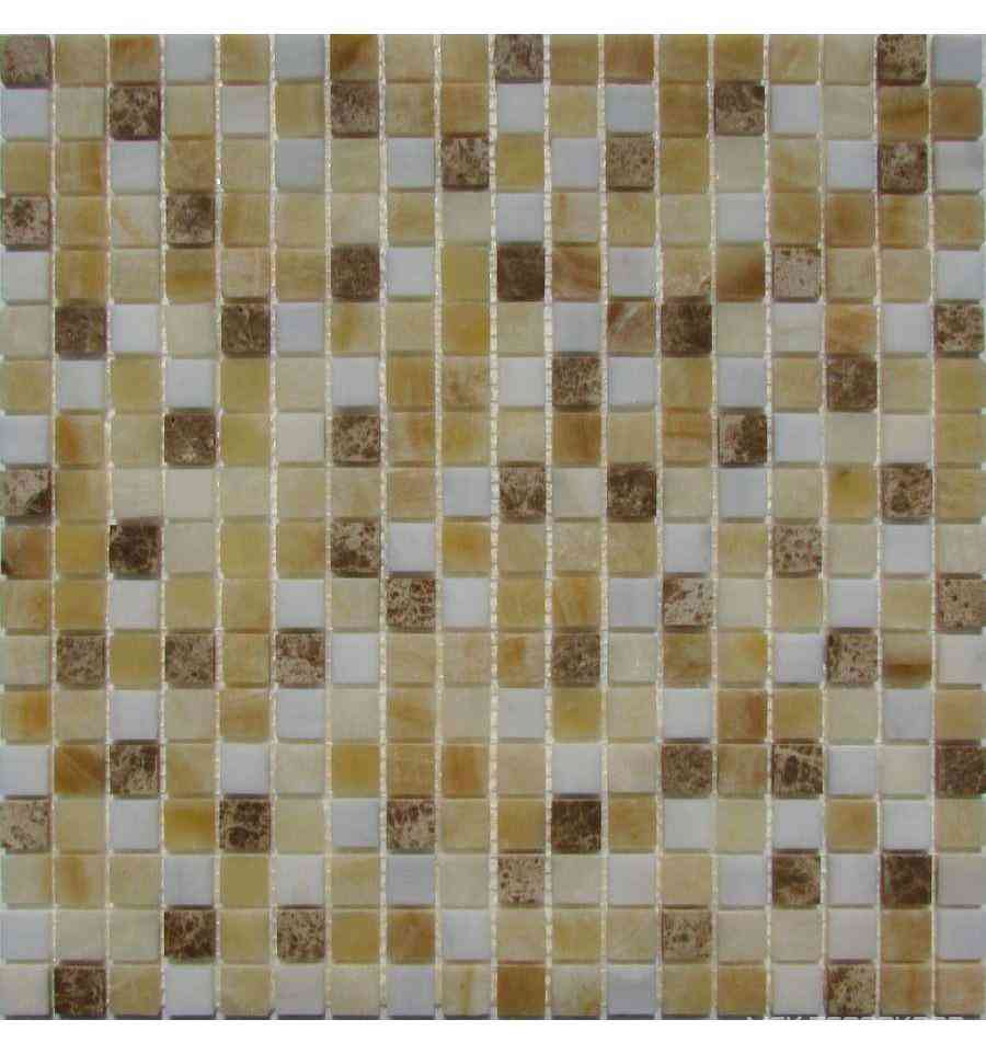 Мозаика из камня на сетке M20-097-15P ZZ 30x30