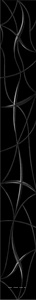 Декор Azori Vela Бордюр  Nero "Stella"XX 6.2x50.5 587111002
