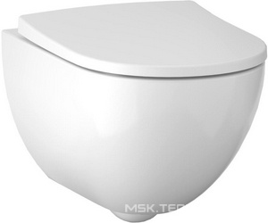 Унитаз подвесной, 350х510мм, без сиденья, безободковый, крепёж в компл., Acanto KL