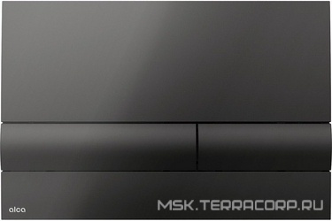 Клавиша двойного смыва для инсталляции арт.A101/1120, цвет черный глянец ZZ