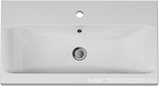 Раковина 75 см, для тумбы  AMPM Gem M90WCC0752WG