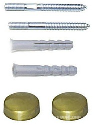 Крепления для напольной чаши унитаза / биде, (комплект), (цв. золото), Bristol ZZ