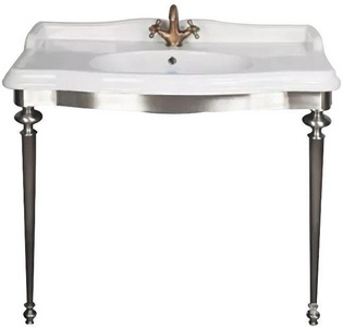 Консоль напольная под раковину Simas Arcade 105см арт. AR 874, (цв. хром),  ZZ TW Collection Bristol TWBR874.1cr