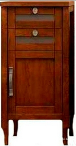 Комод  44 напольный 440x340x933 мм, левый, цвет светлый орех ZZ Opadiris Мираж 00-00000045