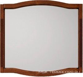 Зеркало Лаура 100, 980*900*22 мм, цвет светлый орех с патиной, крепеж в комплекте ХХ