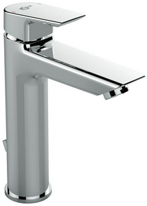 Смеситель для раковины, излив h212мм, с д/к, (цв.хром),  ZZ Ideal Standard Tesi A6563AA