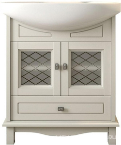 Тумба напольная -75, 760x866x510 мм, цвет слоновая кость, БЕЗ раковины n107069 ZZ Opadiris Омега 00-00002951