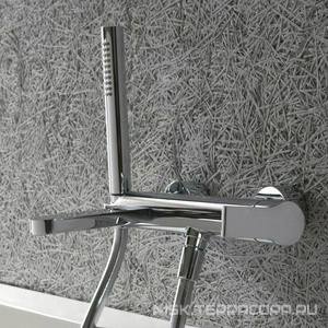 Смеситель для ванны, шланг, лейка, кронштейн в компл., (цв. хром),  KL 3M Klab IT2700CCKLZZ    (старый арт. 2700 CC)