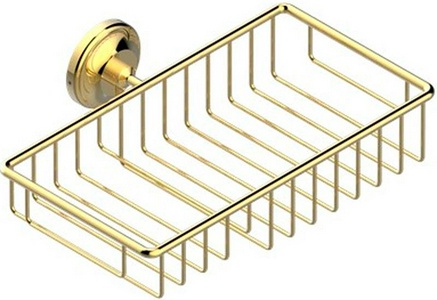 Мыльница настенная, металл. решётка 240х130mm (цв. латунь (Luxbrass))  ZZ THG Versailles G14-D03-02620