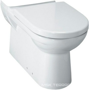 Чаша напольного унитаза 36х70см, без сиденья, горизонт.выпуск,  ZZ Laufen Laufen Pro 8.2495.8.000.000.1