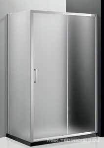 Душевой уголок 1400(1380-1420)х900(880-900)хh1950мм, прямоугольный, правый/левый, (стекло текстурное Punto 6мм, фурн.цв.хром),  ZZ Cezares Molveno MOLVENO-AH-11-140/90-P-Cr