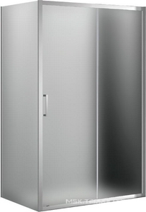 Душевой уголок 1400(1380-1420)х900(880-900)хh1950мм, прямоугольный, правый/левый, (стекло текстурное Punto 6мм, фурн.цв.хром),  ZZ Cezares Molveno MOLVENO-AH-11-140/90-P-Cr