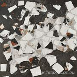 Керамогранит для пола и стены Fioranese I Cocci Spaccato Grafite nat/rett 90x90 IC907DR