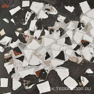 Керамогранит для пола и стены Fioranese I Cocci Spaccato Grafite nat/rett 90x90 IC907DR