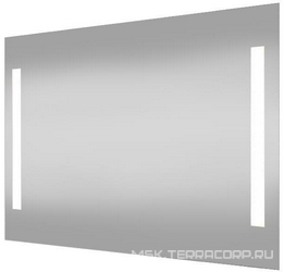 Зеркало Line с внутренней подсветкой 800x600 (2 вертикальных светильника) ZZ