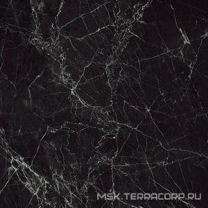 Керамогранит для пола и стены Gardenia Orchidea Unigue Marmi Unigue Infiniti Black Lap Rett 80x80 57657