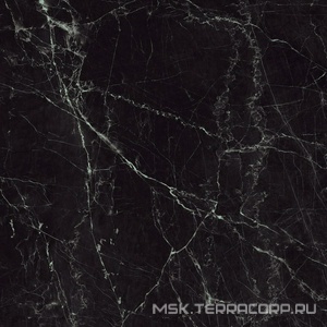 Керамогранит для пола и стены Gardenia Orchidea Unigue Marmi Unigue Infiniti Black Lap Rett 80x80 57657