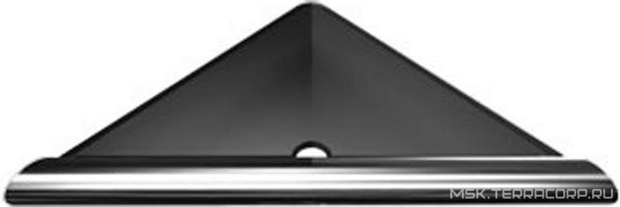 Полочка угловая 27 см (хром),  ZZ Inda Alessi A53310CR03