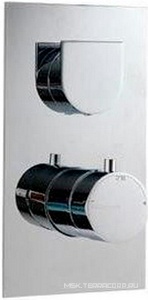 Смеситель-термостат для душа встраиваемый в стену, с переключателем, на 3 "Потребителя", (цв. хром),  ZZ 3M Ran 7572RN CC